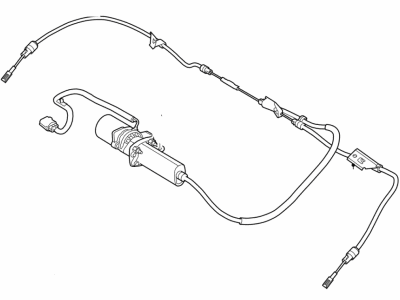 2005 Lincoln LS Parking Brake Cable - 3W4Z-2A635-BA