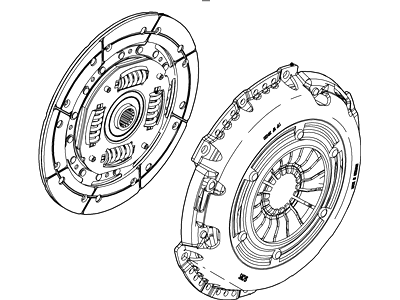 Ford 3M5Z-7B546-AB Clutch Assembly