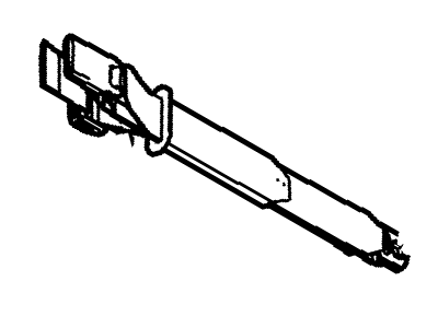 Ford 6C2Z-1660044-FA Buckle Assembly - Seat Belt, Passenger Side