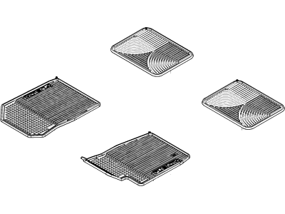 Lincoln 7E5Z-5413300-AA Kit - Floor Contour Mat
