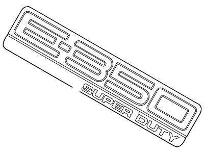 Ford 6C2Z-1542528-DA Name Plate