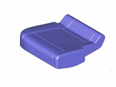 Ford FL3Z-1663804-FD Cover Assy - Rear Seat Cushion