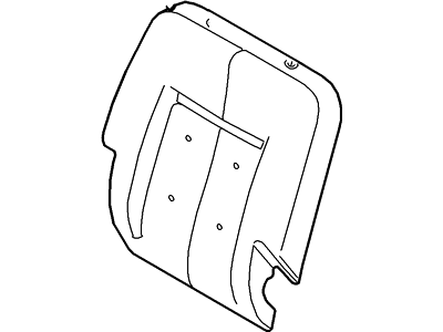 Lincoln 2L7Z-7866800-BA Pad - Rear Seat Back