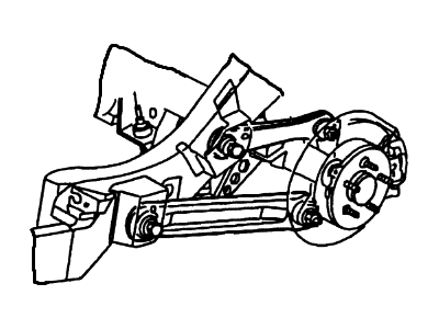 Mercury F8AZ-5A649-AA Arm Assy - Rear Suspension         