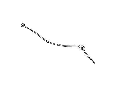 Ford 8A8Z-2A635-A Rear Cable, Passenger Side