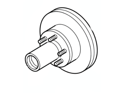 Ford YL2Z-1V102-AA Hub & Rotor