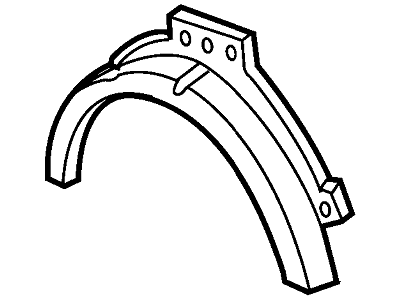 Ford F4ZZ6327894A Panel - Wheelhouse Outer