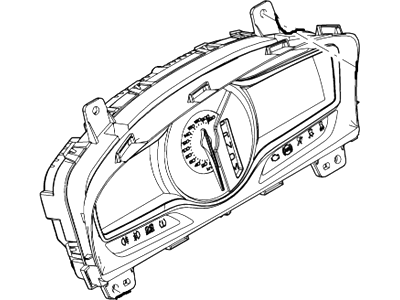 Lincoln BA1Z-10849-AB Instrument Cluster