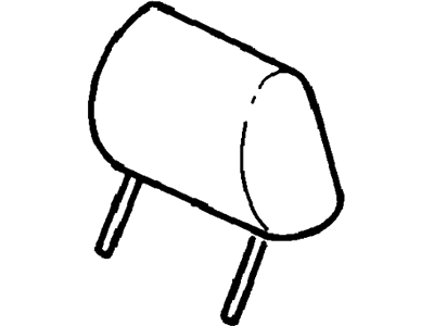 Ford XS4Z63611A08BAA Headrest Assembly