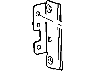 8A8Z-10A860-A Ford Display Unit Bracket, Passenger Side Illustration 1 of 1