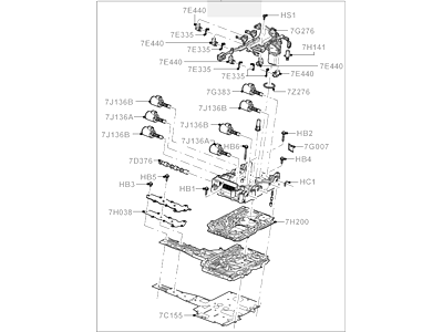 Ford AC3Z-7G391-A Solenoid Assembly