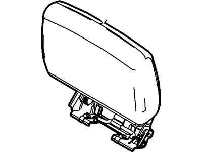 Mercury 6L2Z-78611A08-JAA Head Rest Assy