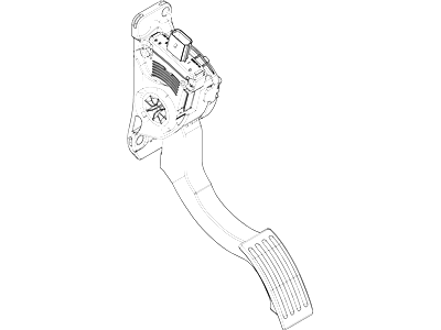 Ford BV6Z-9F836-E Pedal Travel Sensor