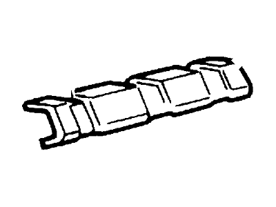 Ford F85Z-17C814-AB Bumper Cover Bracket, Passenger Side