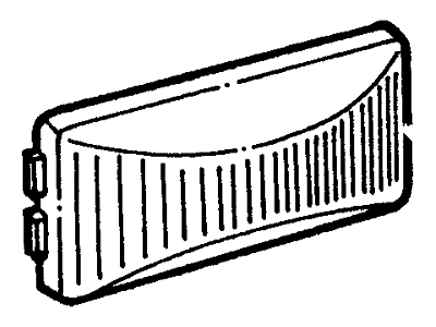 Ford EOTZ-15442-C Side Marker Lamp, Red
