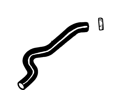 Ford XF5Z-8260-AA Radiator Hose