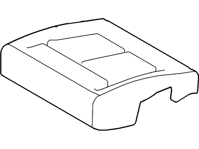 Ford BL3Z-1863804-CB Cover Assembly - Rear Seat Cushion, Passenger Side