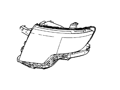 Ford 7T4Z-13008-ACP Headlamp Assy