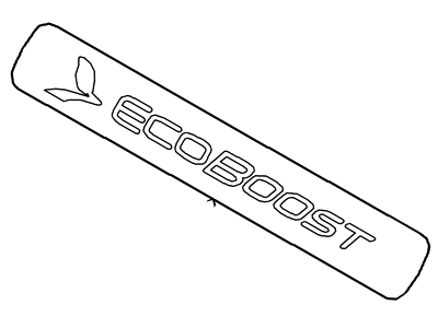 Lincoln AE9Z-7442528-B Name Plate