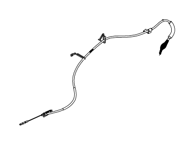 Ford Parking Brake Cable - DC3Z-2A635-F