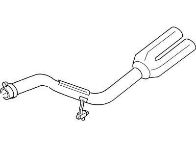 Mercury 5L2Z-5202-AA Tail Pipe
