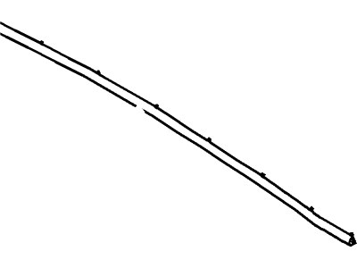 Mercury 2L8Z-7802254-AA Weatherstrip - Door - Lower