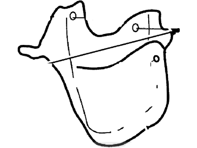 Ford F-250 Mud Flaps - F65Z-16A550-HA