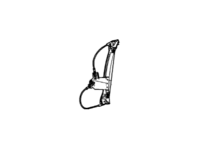 4G7Z-6323200-AB Ford Regulator Assembly, Passenger Side Illustration 1 of 1