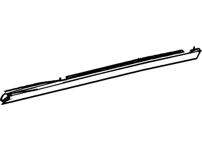 4G7Z-6321457-AA Ford Weatherstrip - Door Belt, Driver Side Illustration 1 of 1