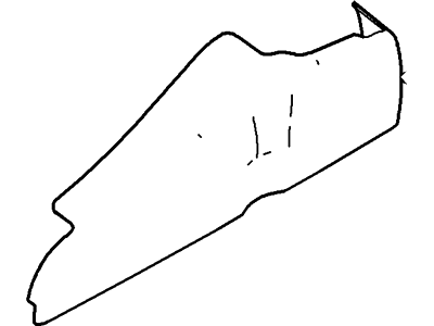 Ford 7L1Z-78613A97-AA Cover - Rear Seat Bracket, Driver Side