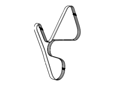 Ford D9PZ-8620-T Serpentine Belt