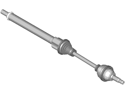 Ford AE8Z-3B436-AB Shaft - Front Axle, Passenger Side