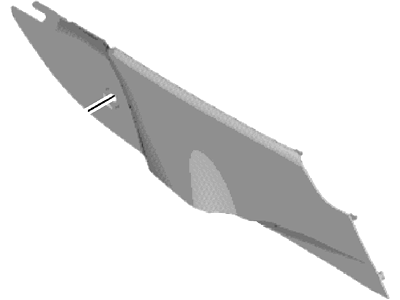Ford CE8Z-5404608-AB Panel - Console, Passenger Side