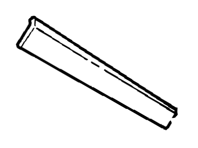 Ford F85Z-78410A06-AAA Moulding, Passenger Side
