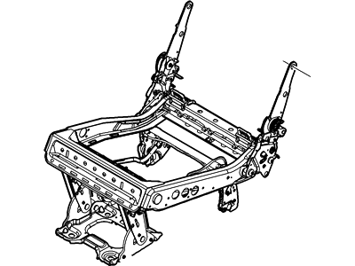 Ford 7L1Z-78600B02-B Frame Assembly - Seat, Driver Side