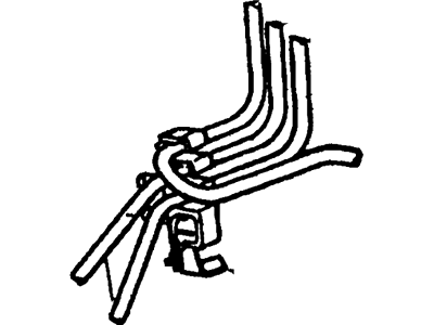 Ford XL2Z-2263-AA Tube Assembly - Brake, Passenger Side