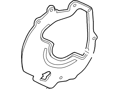 Ford XS2Z-7007-AA Plate - Cylinder Block Rear