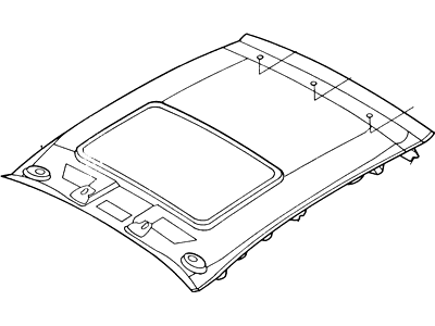Ford F8CZ-6351916-AAG Headlining - Roof
