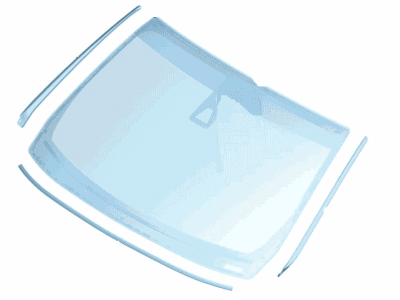 Lincoln HA1Z-5803100-C Glass - Windscreen