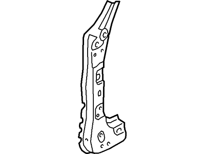 Ford 8L8Z-7822843-A Reinforcement Assembly - Door Hinge, Driver Side