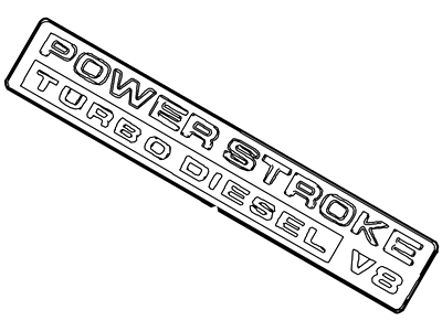 Ford 5C3Z-9942528-AA Name Plate