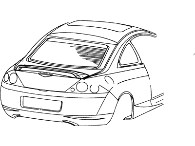 Mercury Spoiler - F8RZ-6344210-AA