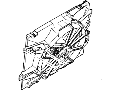 Mercury 7W1Z-8C607-B Motor And Fan Assy - Engine Cooling