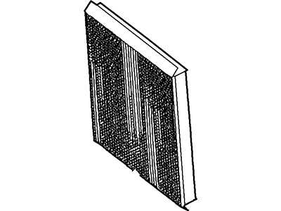 Ford 4R3Z-19N619-AA Filter - Odour And Particles