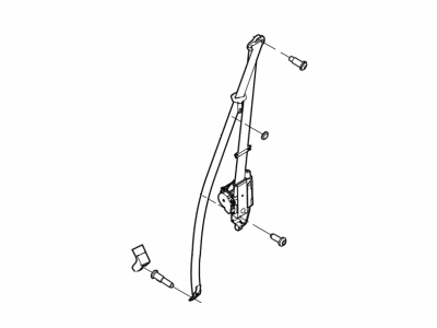 Ford BC3Z-25611B09-BA Pretensioner - Seat Belt Retractor