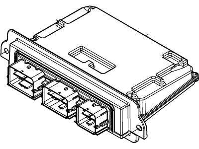 Mercury AL8Z-12A650-ABA Module - Engine Control - Eec V