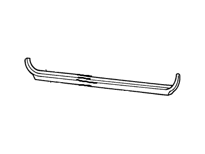 Ford F4TZ-3525596-A Belt Weatherstrip, Rear Passenger Side
