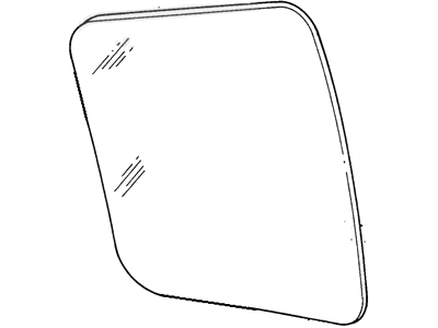 Ford E7TZ-3525713-A Door Glass