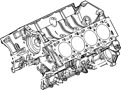 Mercury 7L2Z-6010-B Cylinder Block
