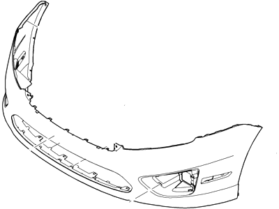 Ford AE5Z-17D957-BACP Bumper Assy - Front
